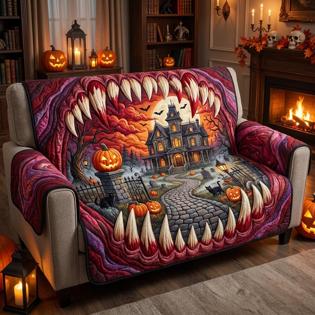 Haunted Homestead Sofa Cover