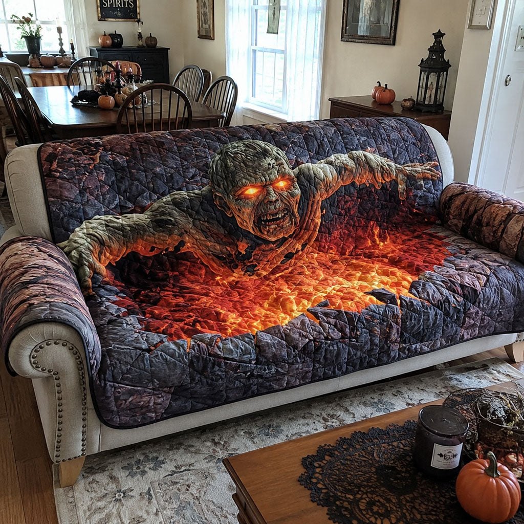Haunted Lava Pit Sofa Cover