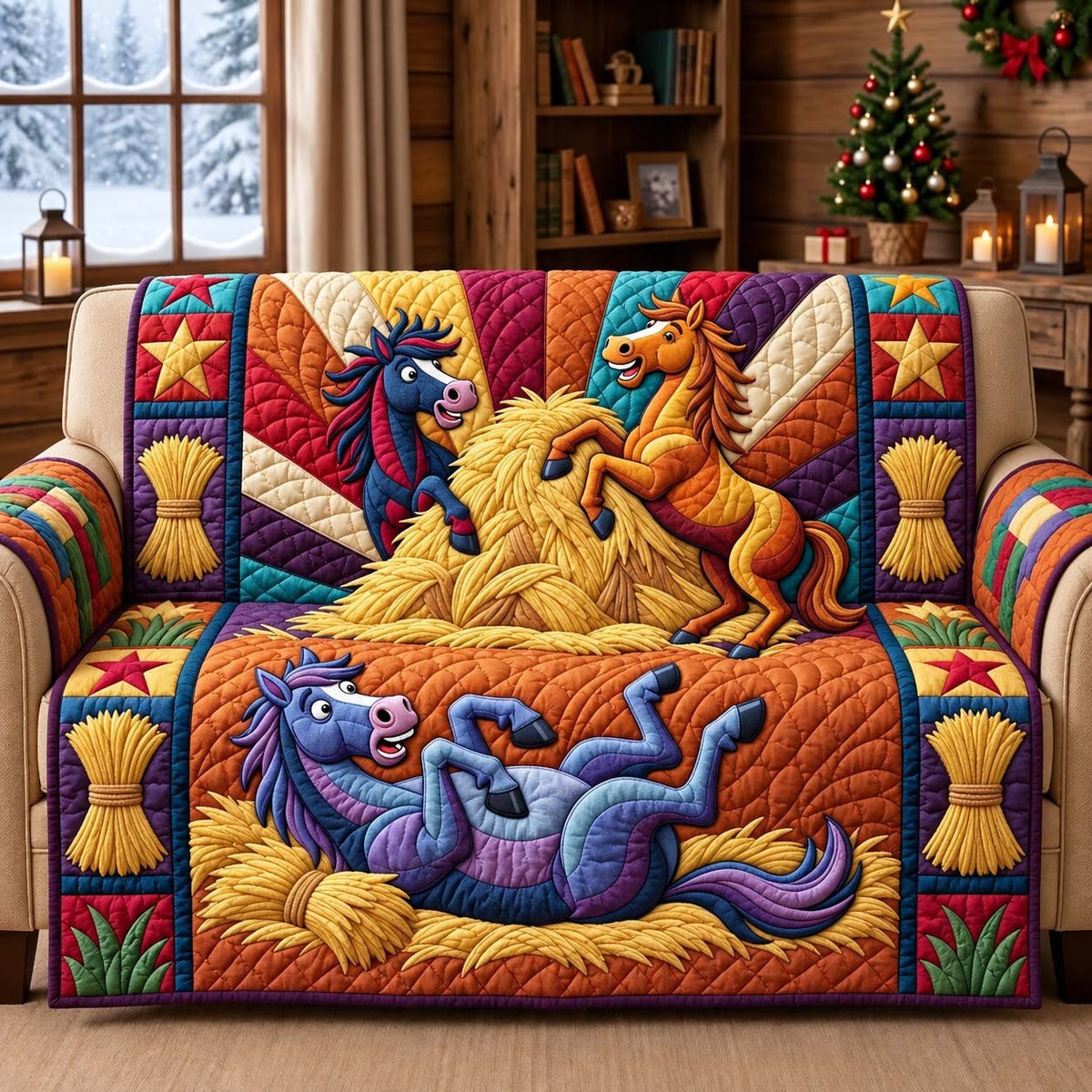 Haystack Horseplay Sofa Cover