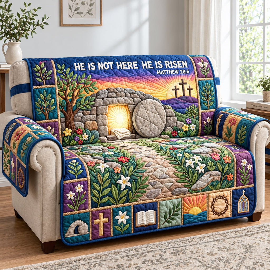 He Is Risen Sofa Cover