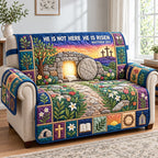 He Is Risen Sofa Cover