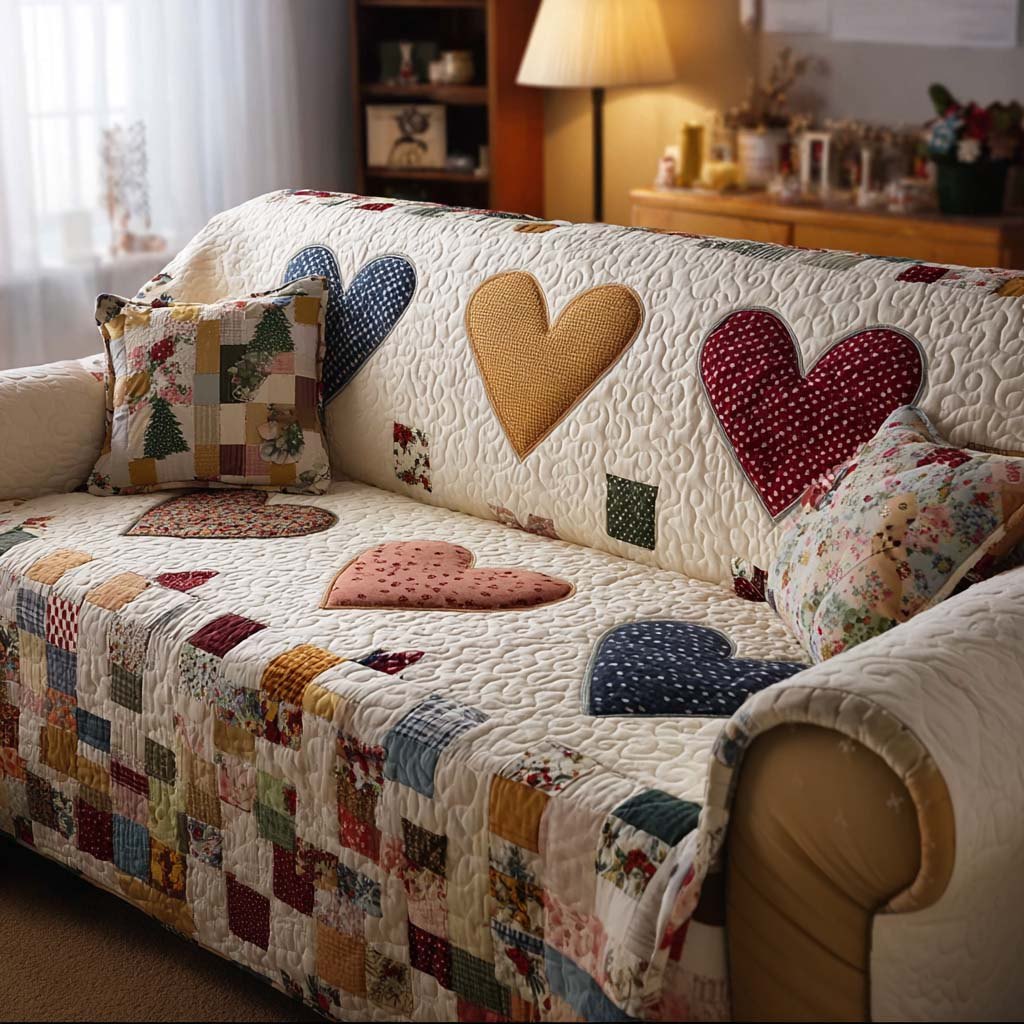 Heart Breeze Sofa Cover