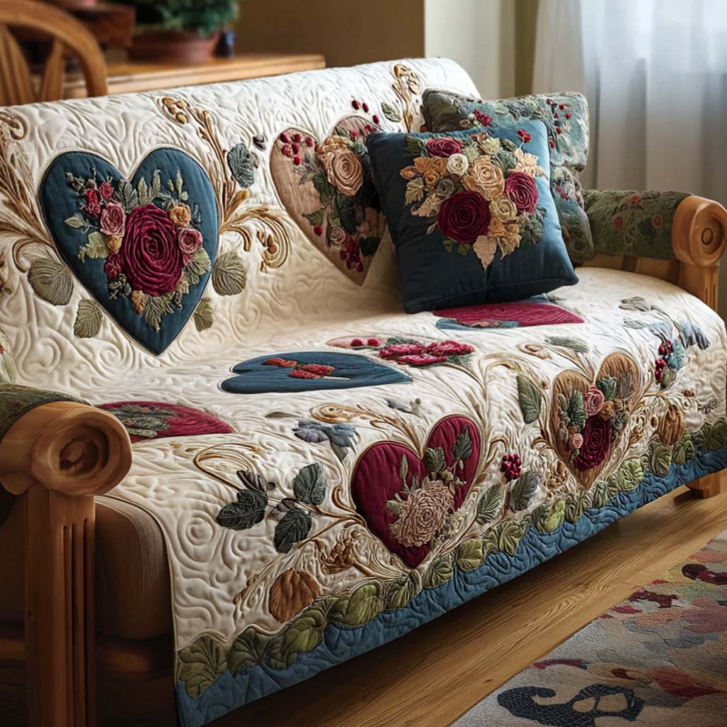 Heart Meadow Sofa Cover