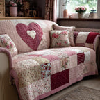 Heart Mosaic Sofa Cover