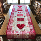 Heart Path Table Runner