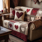 Heart Welcome Sofa Cover