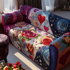 Heartful Meadow Sofa Cover