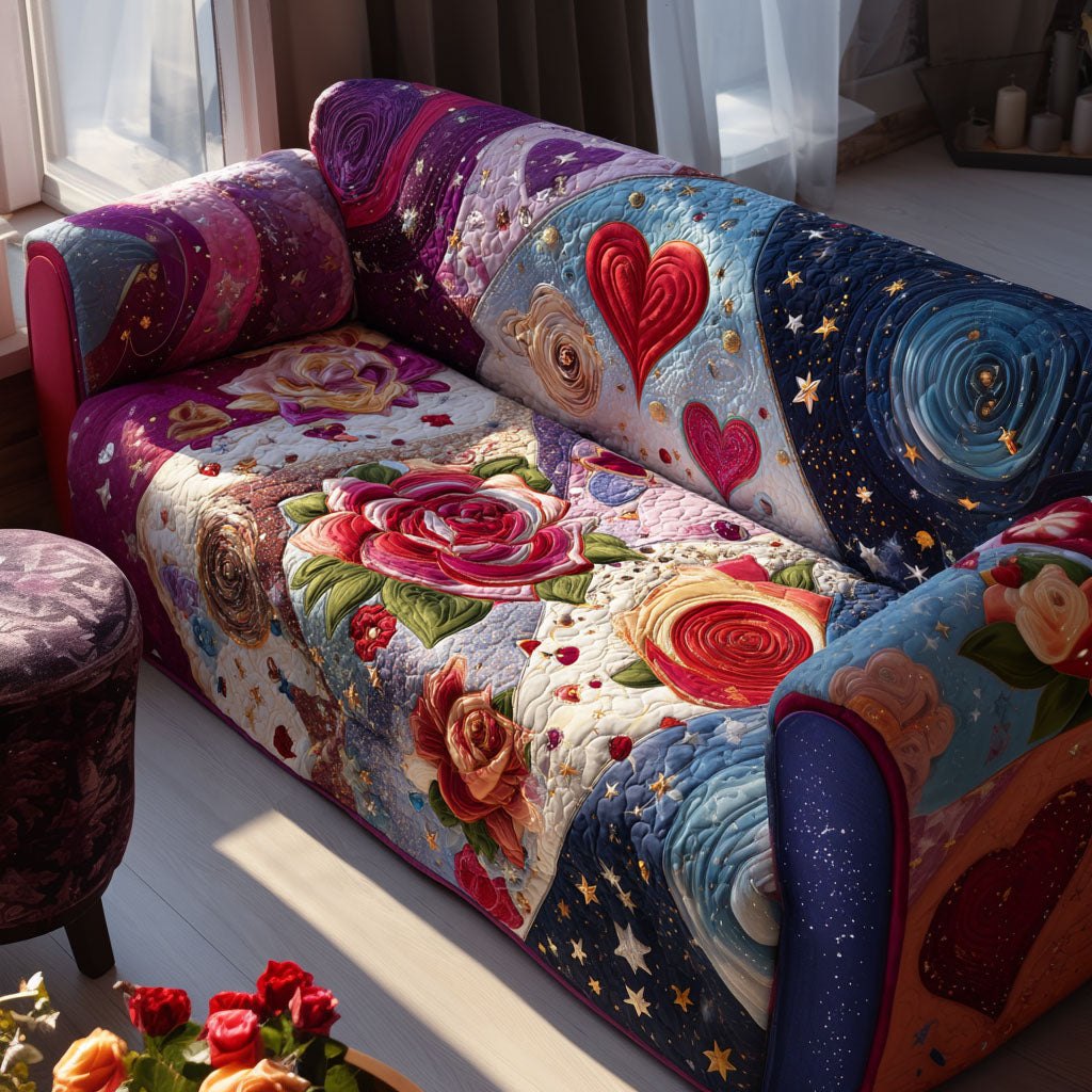 Heartful Meadow Sofa Cover