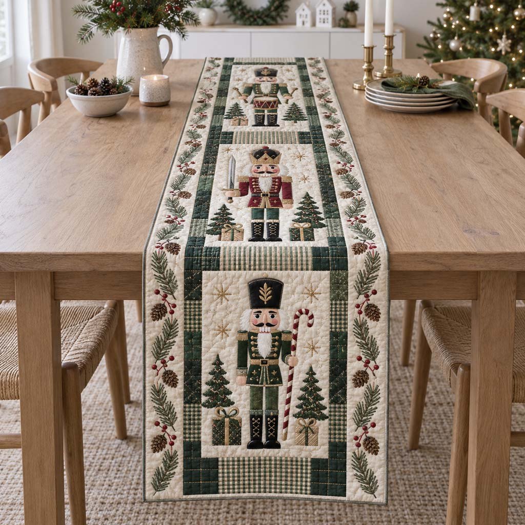 Hearth Nutcracker Table Runner