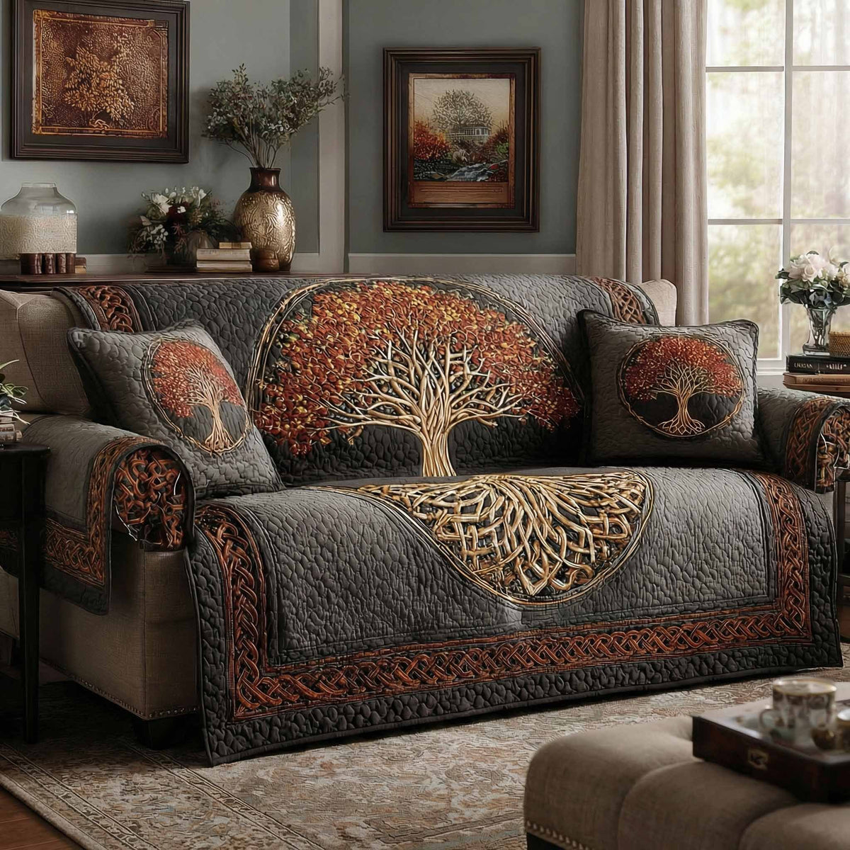 Hearthwood Circle Sofa Cover