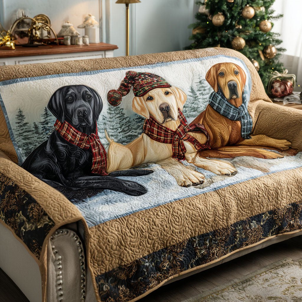 Heartwarming Lab Sofa Cover