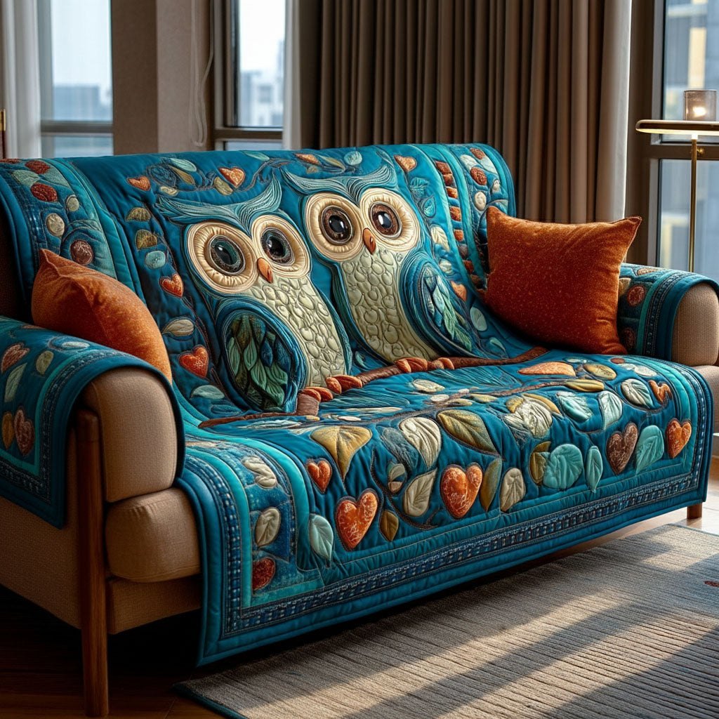 Heartwood Owls Valance Sofa Cover