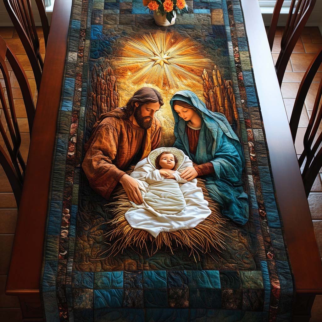 Heavenly Family Love Table Runner