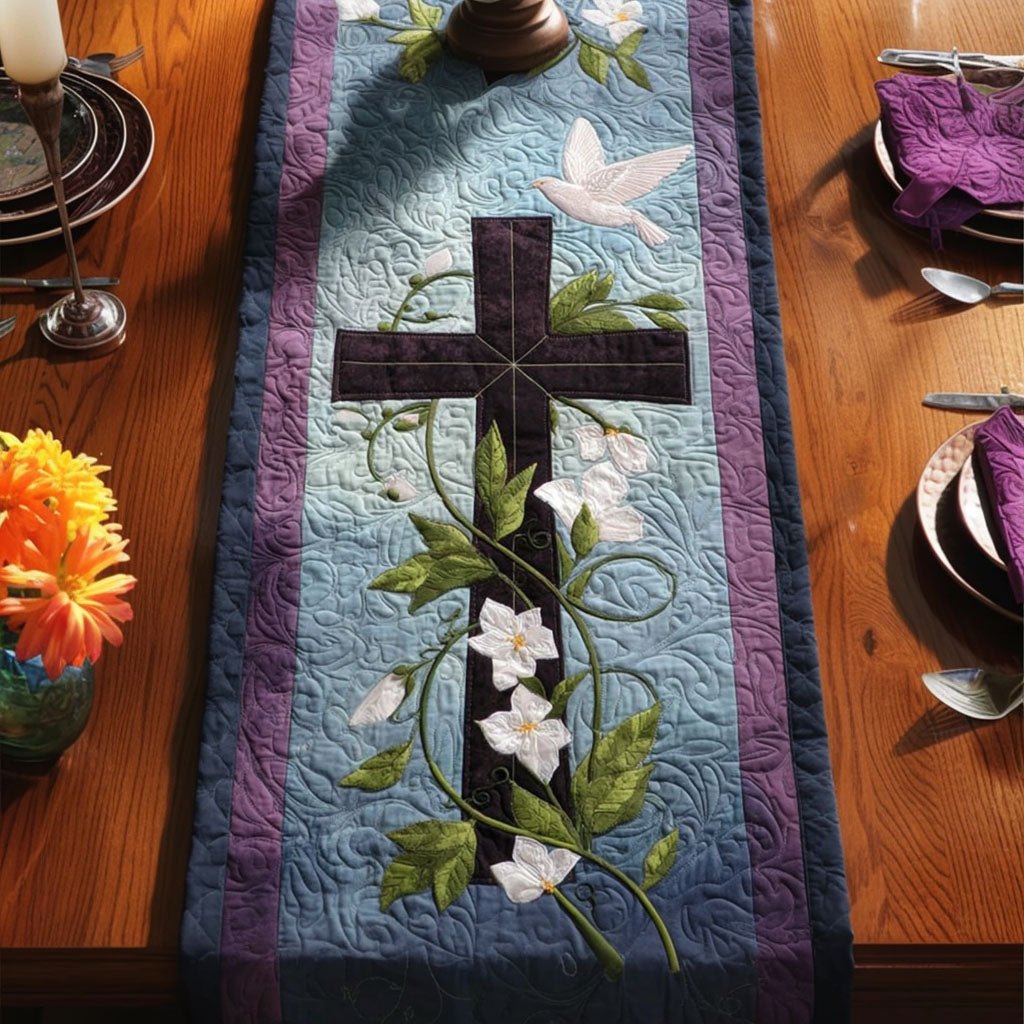 Heavenly Vine Cross Table Runner