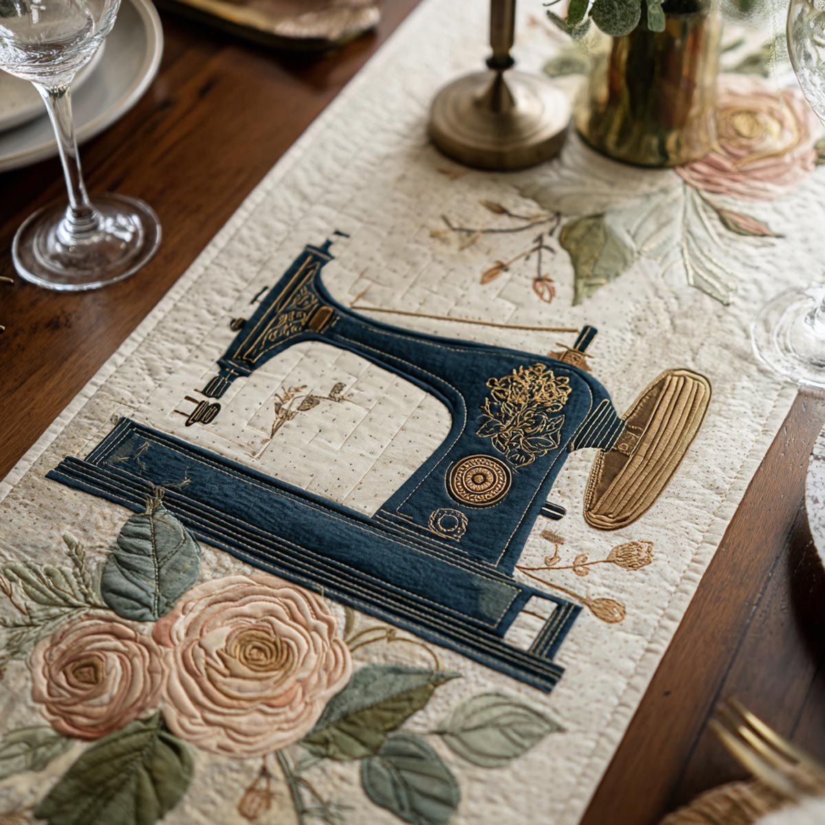 Heirloom Needle Table Runner