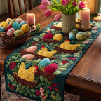 Hen Basket Table Runner