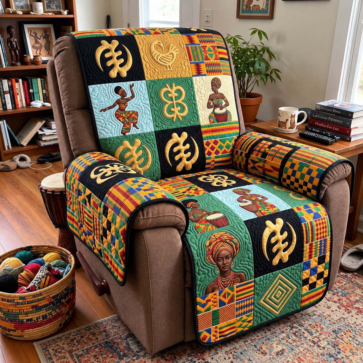 Heritage Rhythm Patchwork Sofa Cover