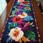 Hibiscus Serenity Table Runner