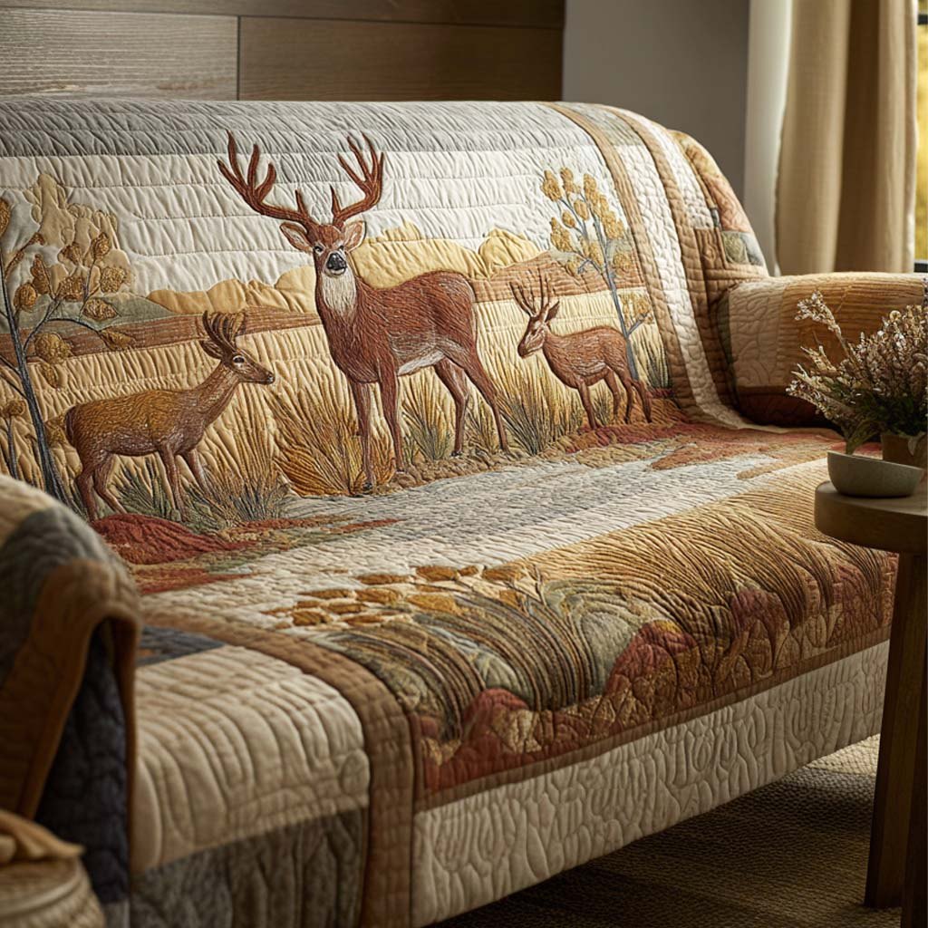 Hidden Deer Sofa Cover
