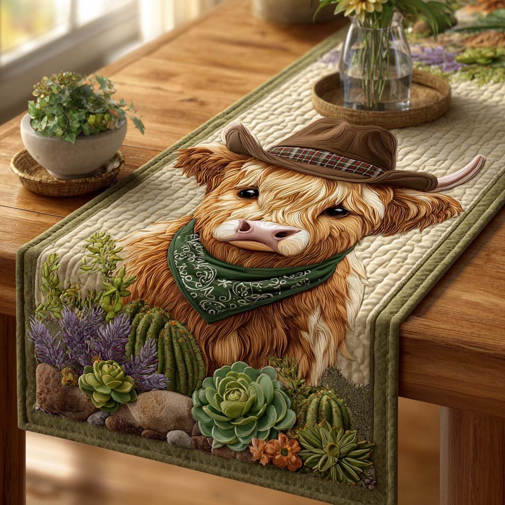 Highland Rodeo Table Runner