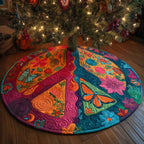 Hippie Garden Harmony Christmas Tree Skirt