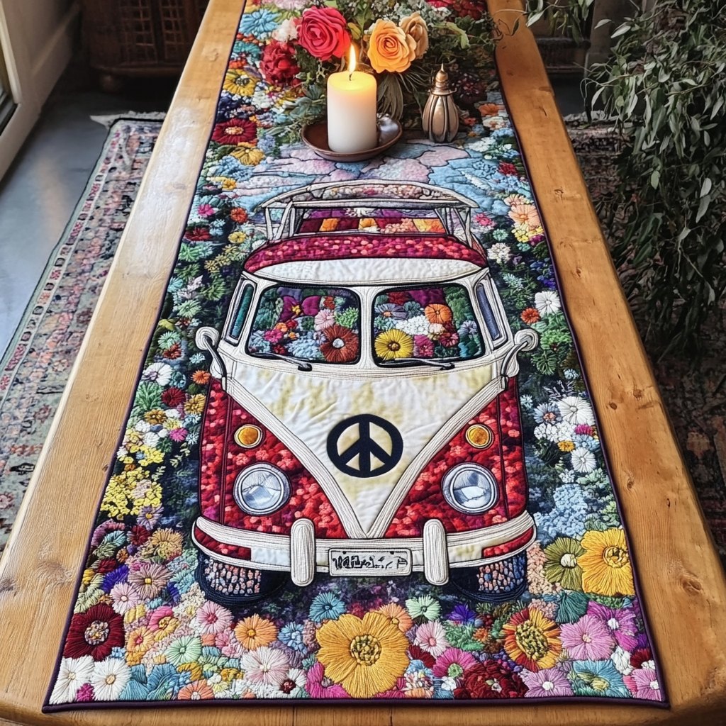 Hippie Ride Table Runner