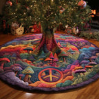 Hippie Wonderland Christmas Tree Skirt