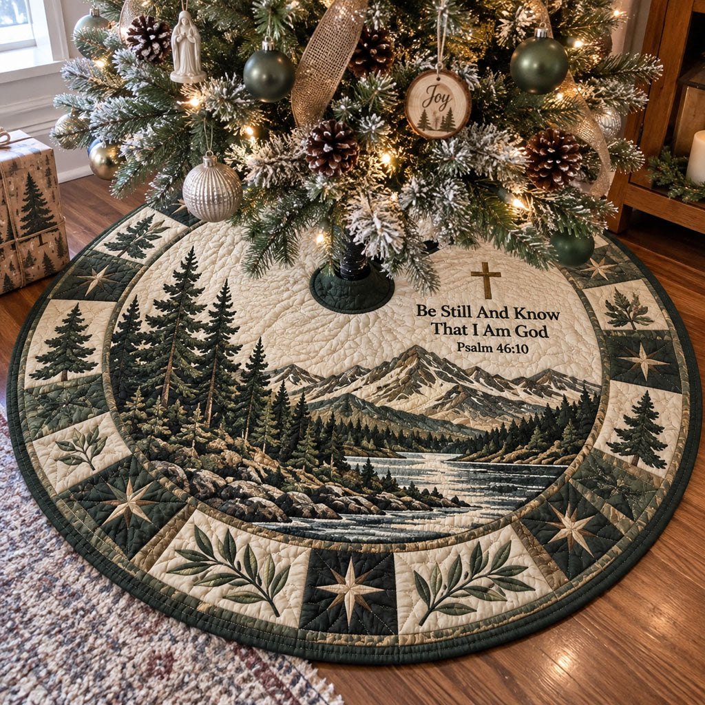 His Amazing Grace Christmas Tree Skirt