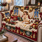 Holiday Angel Sofa Cover