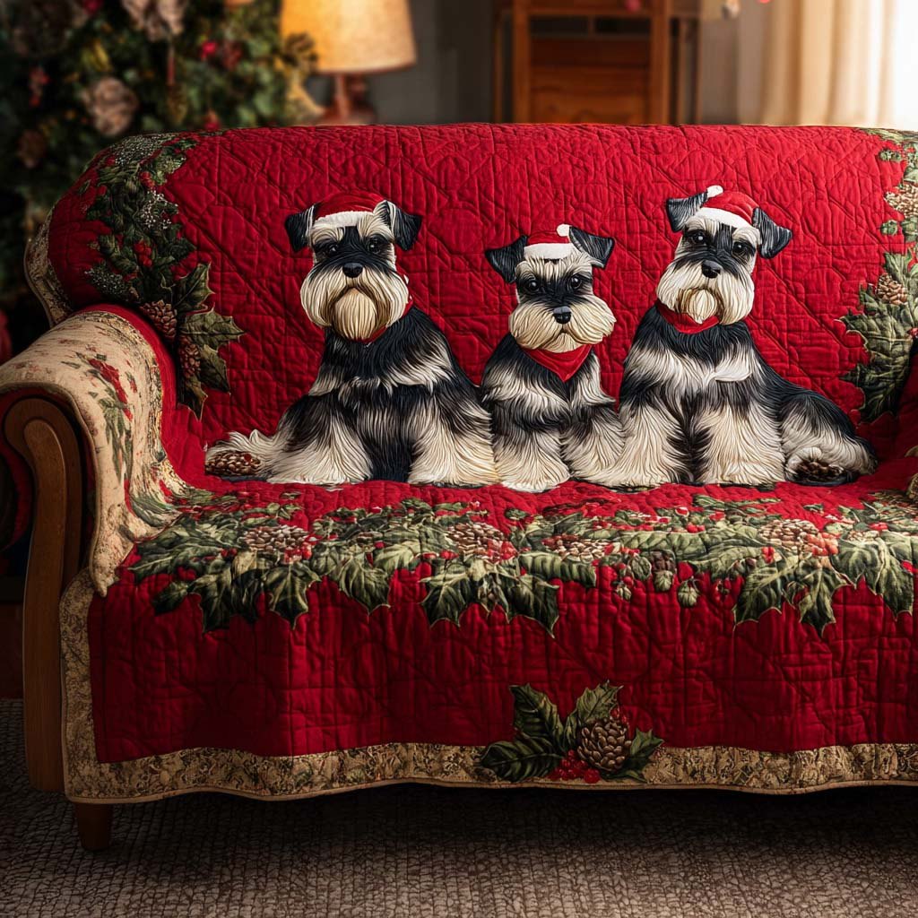 Holiday Beard Sofa Cover