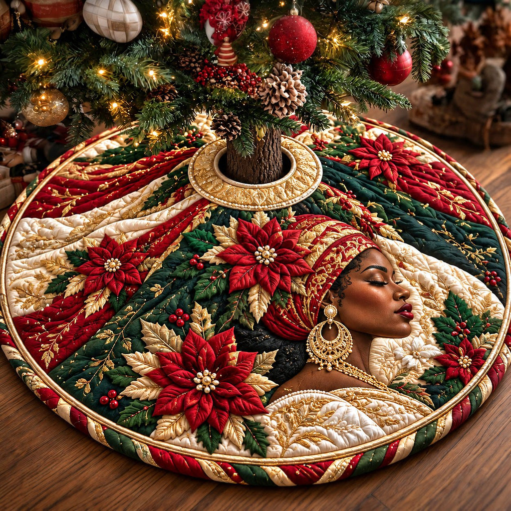 Holiday Beauty Christmas Tree Skirt