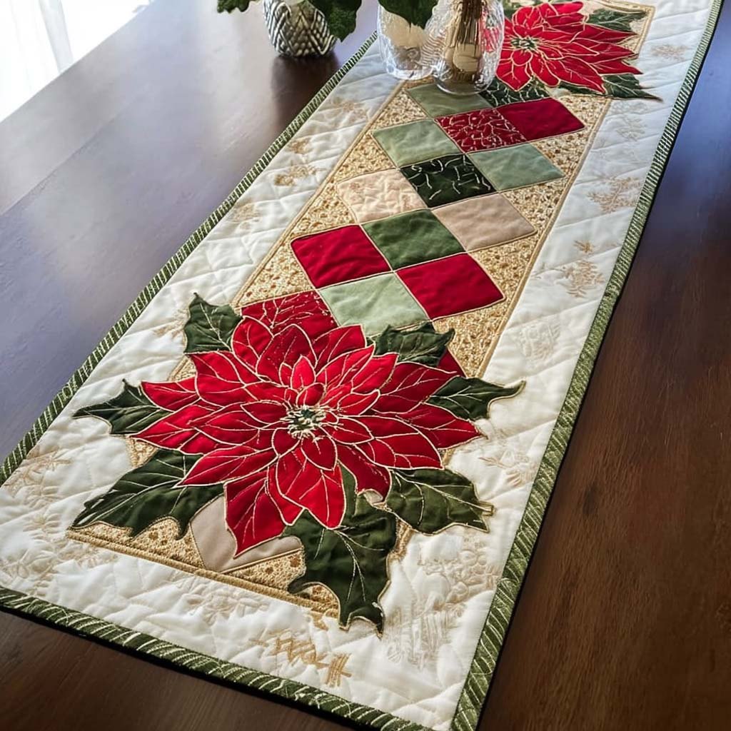 Holiday Bloom Table Runner