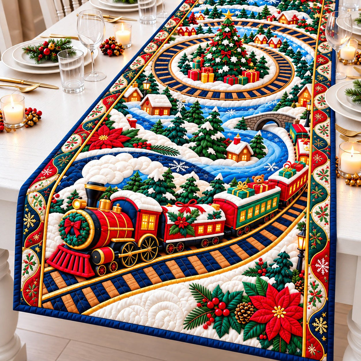 Holiday Express Celebration Table Runner
