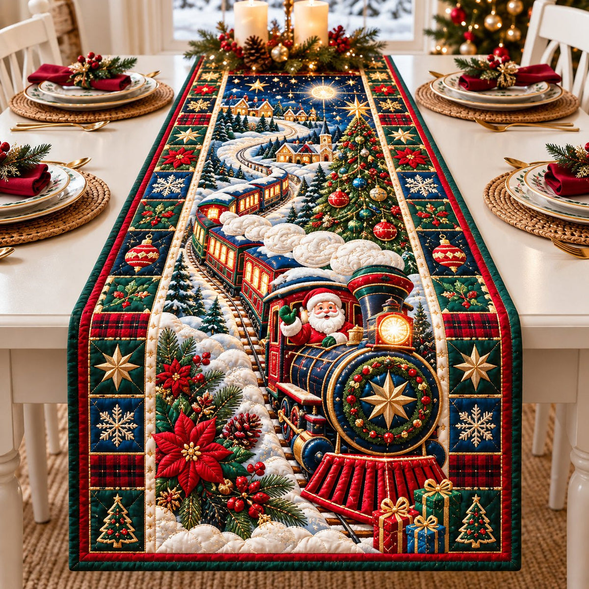 Holiday Express Northbound Table Runner