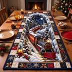 Moonlit Navy Holiday Express Table Runner