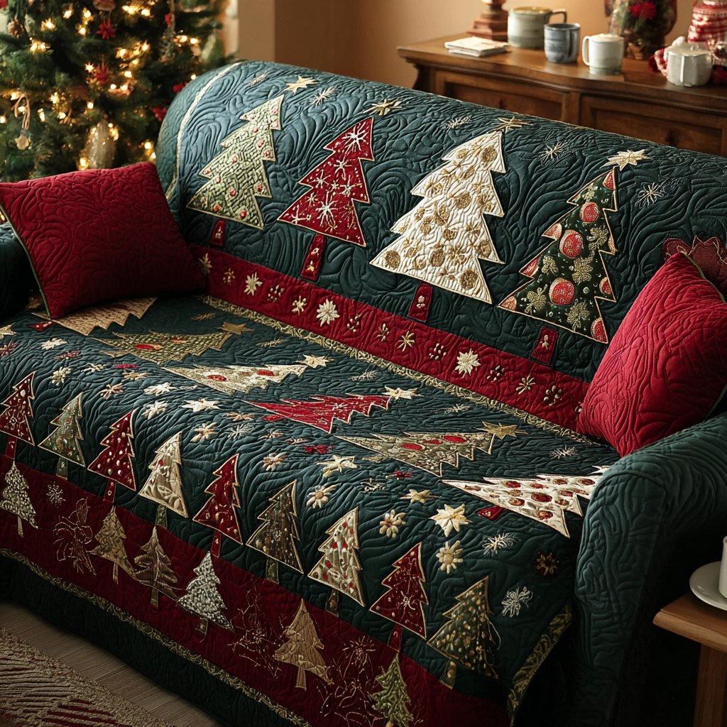 Holiday Forest Sofa Cover