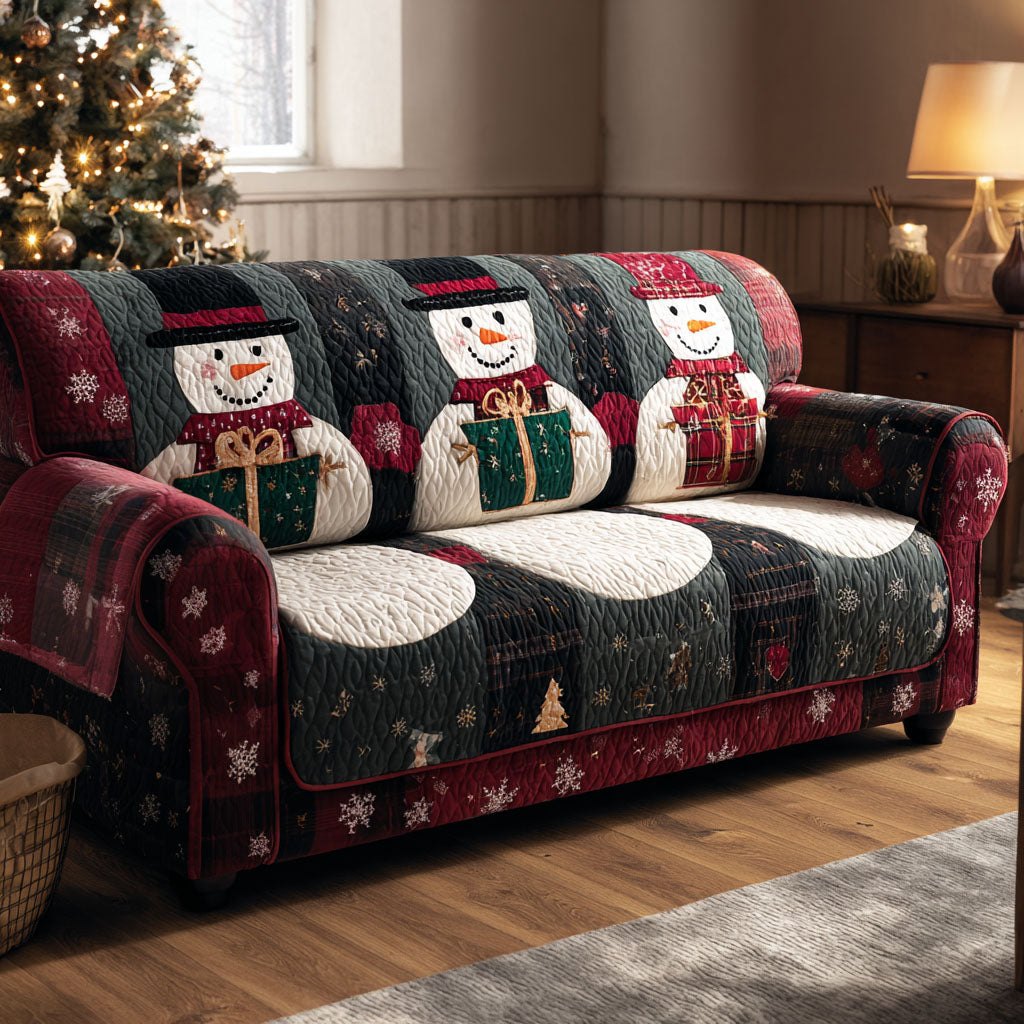 Holiday Friends Sofa Cover
