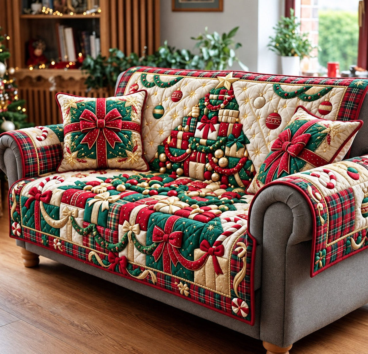 Holiday Gift Sofa Cover