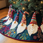 Holiday Gnomes Christmas Tree Skirt