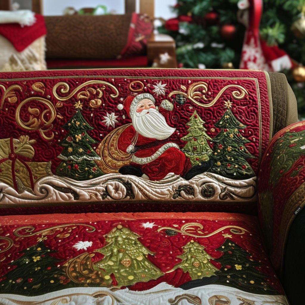 Holiday Hearthlight Sofa Cover