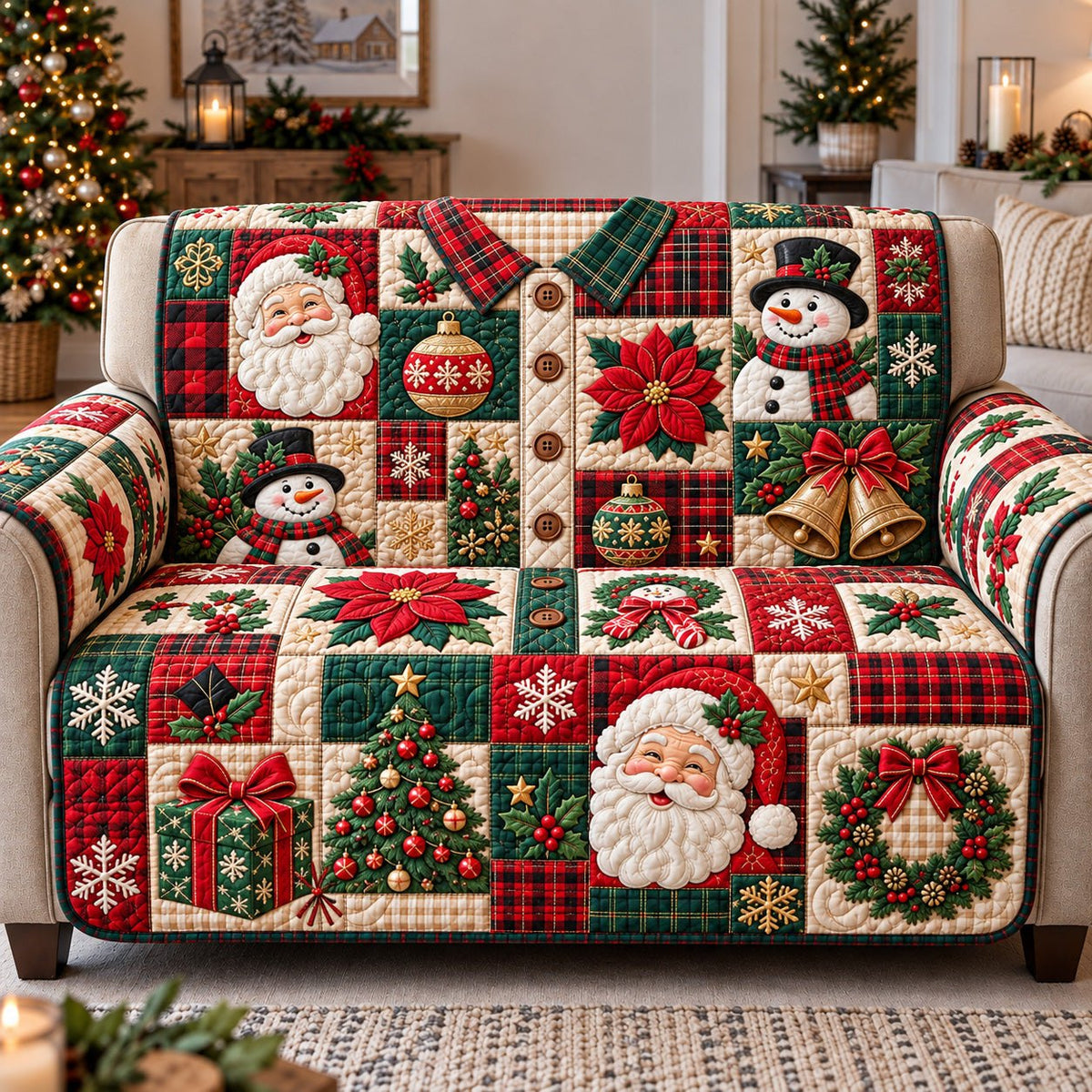 Holiday Medley Sofa Cover
