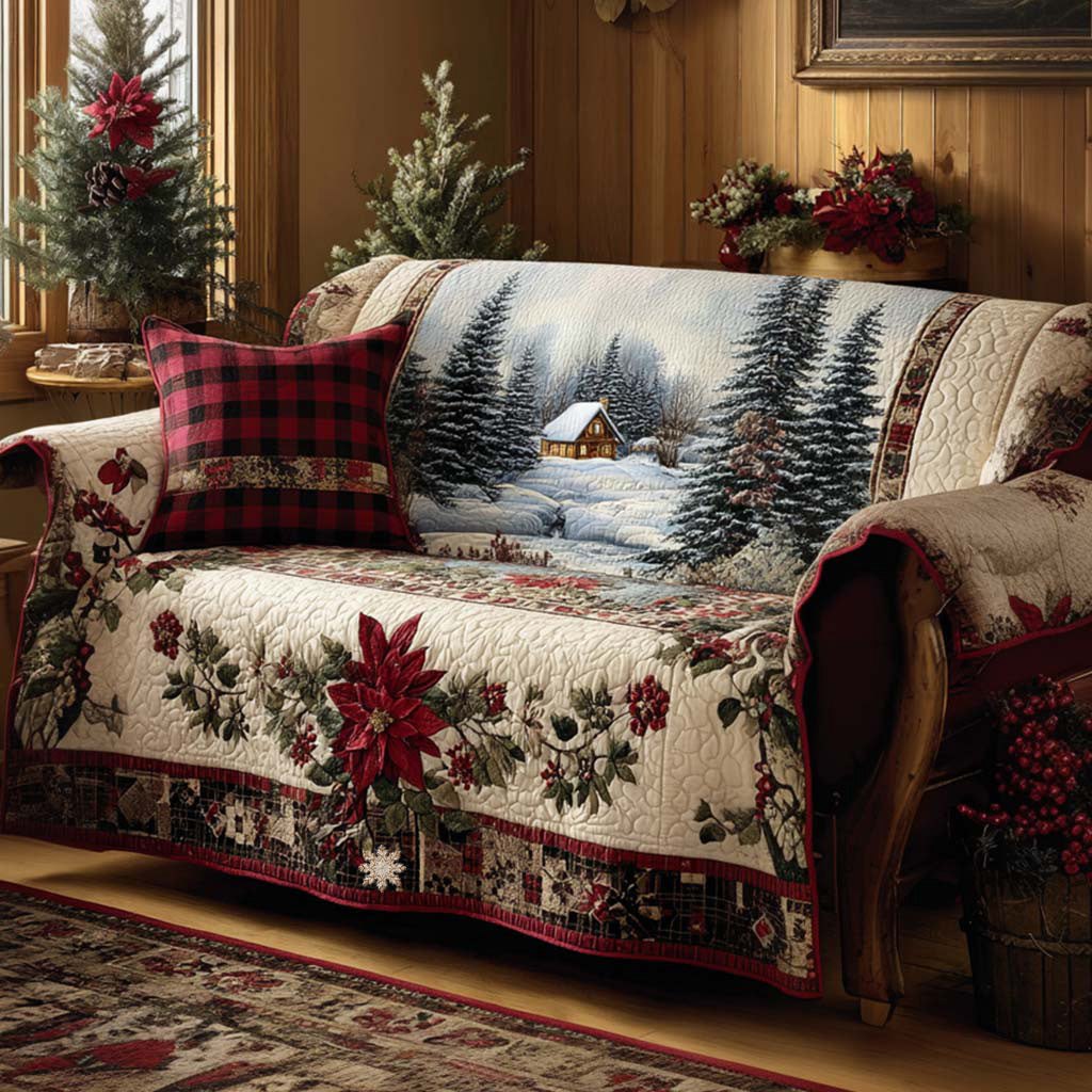 Holiday Miracle Sofa Cover