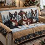 Holiday Paw Parade Sofa Cover