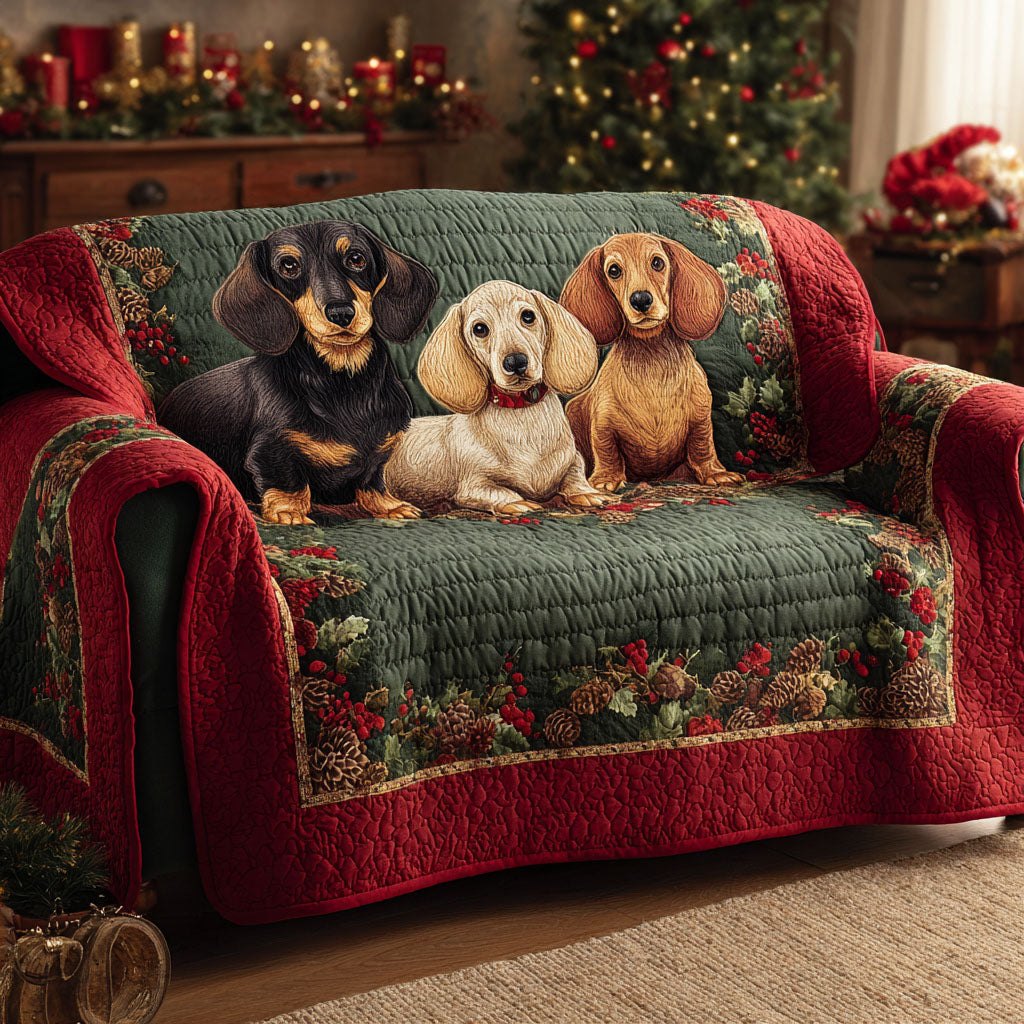 Holiday Paws Trio Sofa Cover