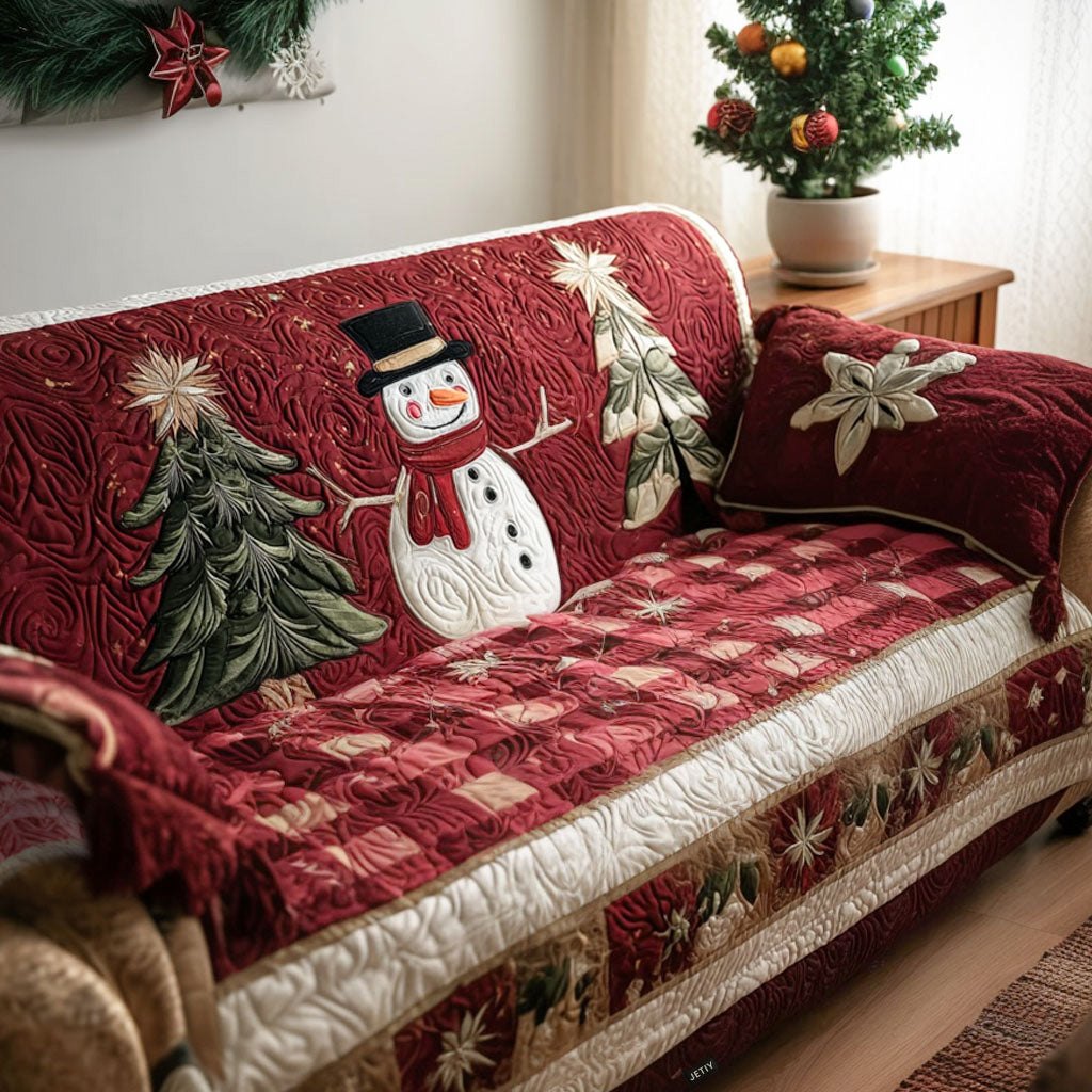 Holiday Plaid Charm Sofa Cover