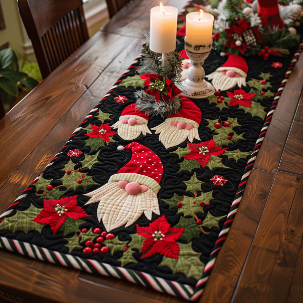 Holiday Santa Sleigh Table Runner