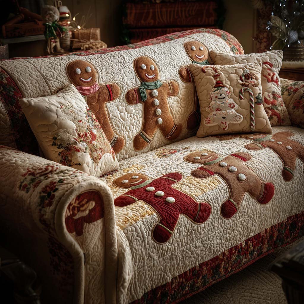 Holiday Tradition Sofa Cover