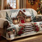 Holiday Welcome Cabin Sofa Cover