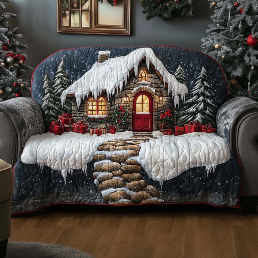 Holly Berry Sofa Cover