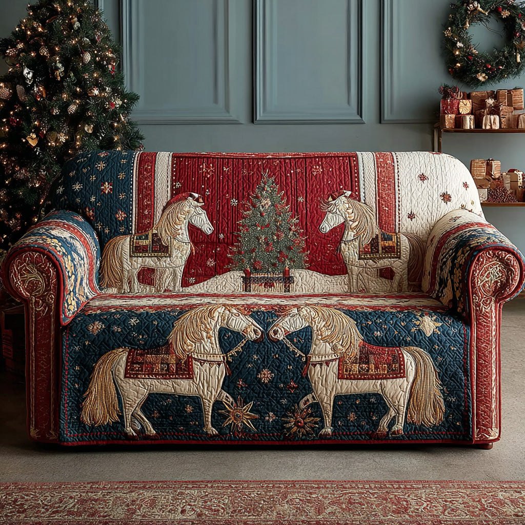Holly Horses Sofa Cover